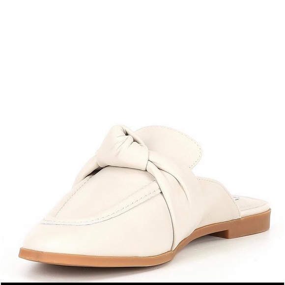 Steve Madden Chart Leather Knot Detail Flat Mules Mules NIB - Picture 12 of 16